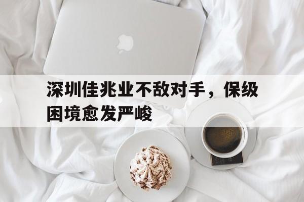 包含深圳佳兆业不敌对手，保级困境愈发严峻的词条